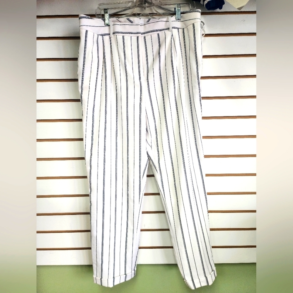 Ck Striped Wideleg pants 12